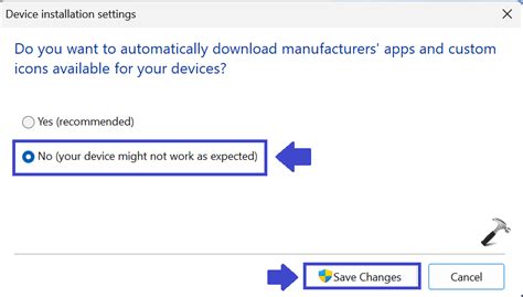 Enable Or Disable Automatic Driver Updates On Windows 11