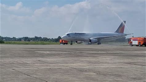 !!Philippines airlines Grand welcome to Tuguegarao Airport !! Tuguegarao to Manila daily flights ...