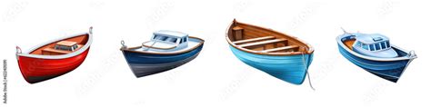 Boat clipart collection, vector, icons isolated on transparent background Stock Illustration ...