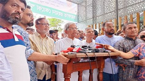 অবাধসুষ্ঠু নির্বাচনের ব্যবস্থা করবে অন্তর্বর্তী সরকার মির্জা ফখরুল