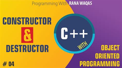 Constructor Destructor In OOP C Tutorial 4 YouTube