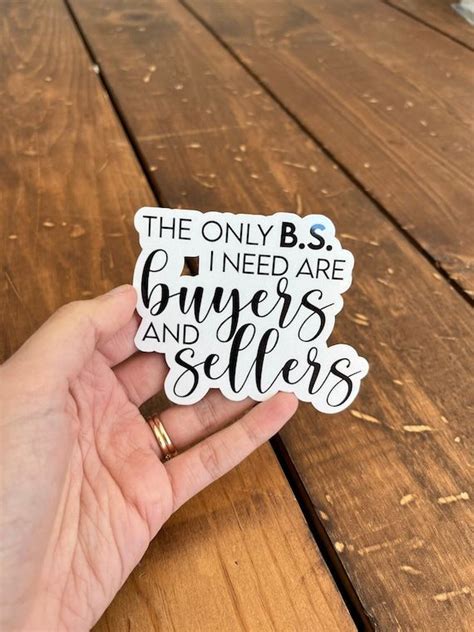 Pack Only Bs I Need Sticker Realtor Stickers Stickers For Realtors