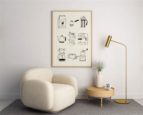 Coffee Digital Wall Art Coffee Shop Prints Coffee Lover - Etsy