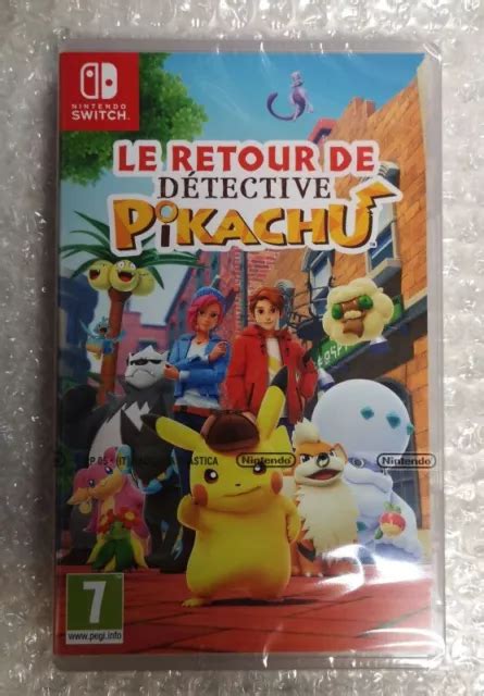 LE RETOUR DE Detective Pikachu Switch Fr New Game In English Fr De Es