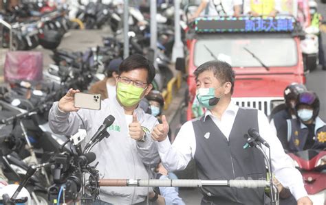 林佳龍陳時中合體車隊掃街 推首都圈聯合治理 政治 中央社 Cna