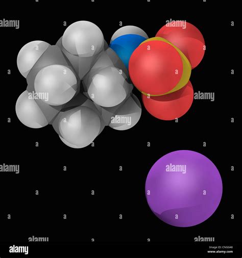 Sodium Cyclamate Molecule Stock Photo Alamy