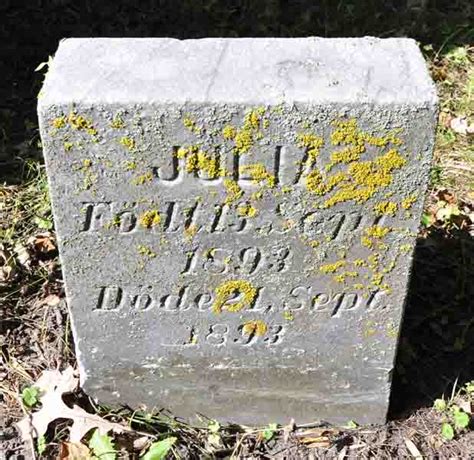 Julia Furua 1893 1893 Monumento Find A Grave