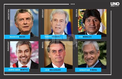 Los Seis Presidentes Que Estarán En Santa Fe Para La Cumbre Del Mercosur