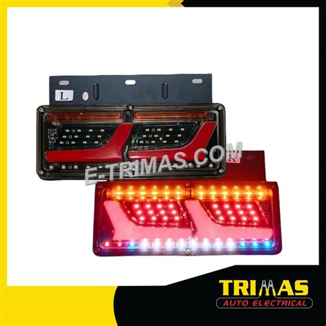 Trimas V Led Hino Ud Daihatsu Fuso Isuzu Hicom Npr Nhr Tail Lamp Seq