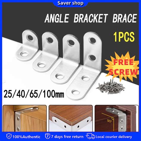 1PC Stainless Steel Corner Code Hardware Thickened Square Corner Code