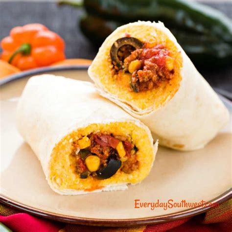 Tamale Pie Burritos Recipe —its Whats For Dinner Everyday Southwest