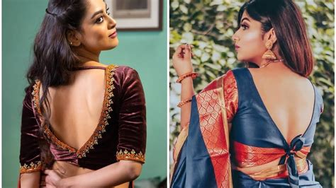 Top 30 Deep Back Neck Saree Blouse Designs That Are Here To Stay In 2022 Blousebackdesigns