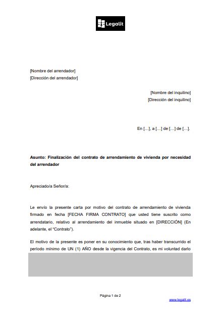 Plantilla De Contrato De Arrendamiento Simple Gratis