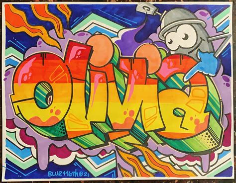 Custom Name In Graffiti Letters Coloring Page Digital Download