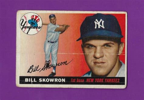 Topps Baseball Card Bill Moose Skowron New York Yankees Good