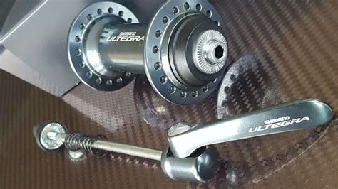 Shimano Ultegra Hb 6800 Front Hub 36 Hole Qr Skewer Grey Road Bike New Ebay