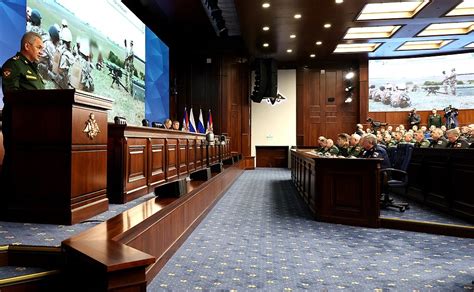 Meeting Of Defence Ministry Board • President Of Russia