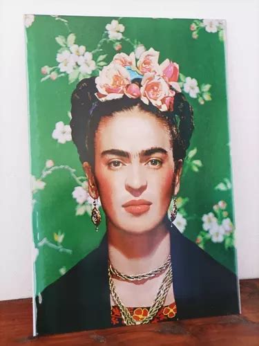 Cuadro En Vinilo Y Mdf Frida Kahlo 90x60 Cuotas sin interés