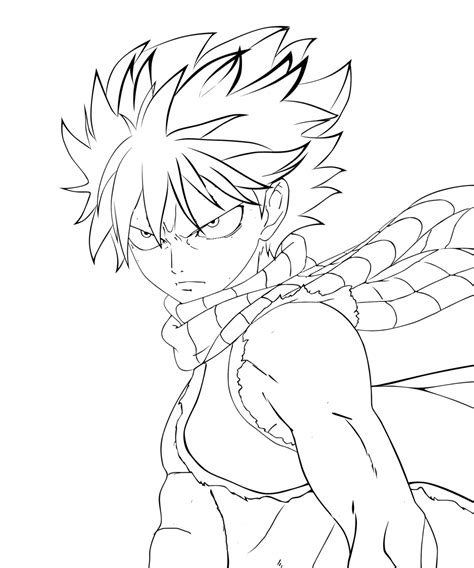 Natsu Dragneel From Fairy Tail Drawing At Getdrawings Free Download