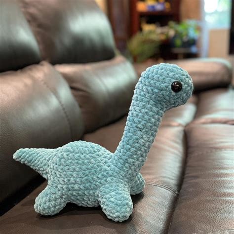 Pattern No Sew Amigurumi Crochet Pattern Bronto The Dinosaur Plush