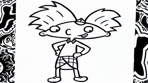 Como Dibujar A Hey Arnold How To Draw Hey Arnold Youtube