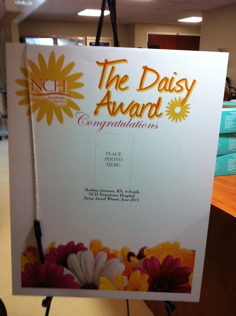 25 Best Daisy Award Images Daisy Award Ideas Award Display