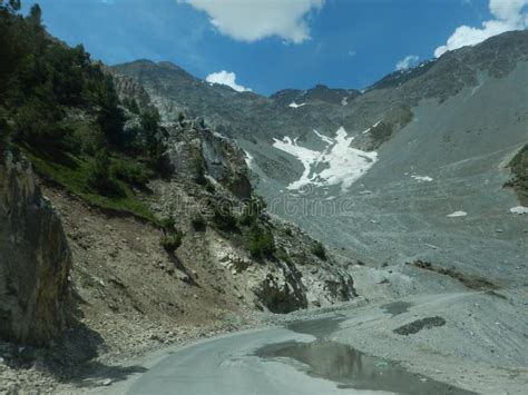 Sonmarg Mountain in Kashmir-2 Stock Image - Image of white, blue: 169304659