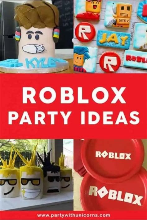 15 Fun Roblox Party Ideas Party With Unicorns