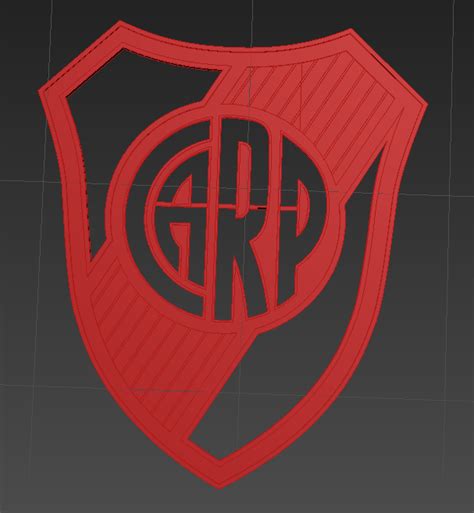 Descargar Archivo Stl Escudo De River Plate Argentina • Plan Para