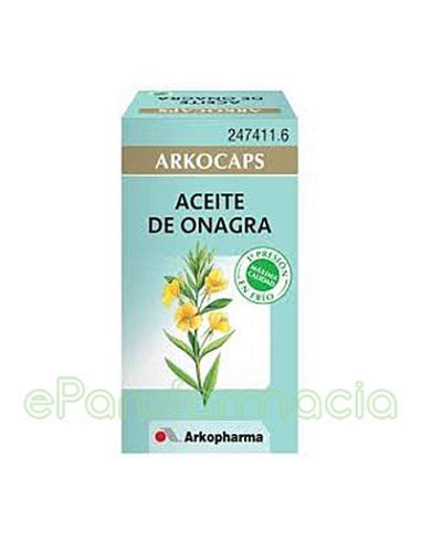 Aceite De Onagra Arkopharma Capsulas