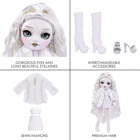 Rainbow High Shadow High Series Natasha Zima Grayscale Fashion Doll