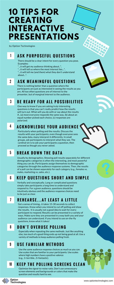 10 Tips for Creating Interactive Presentations (Infographic)