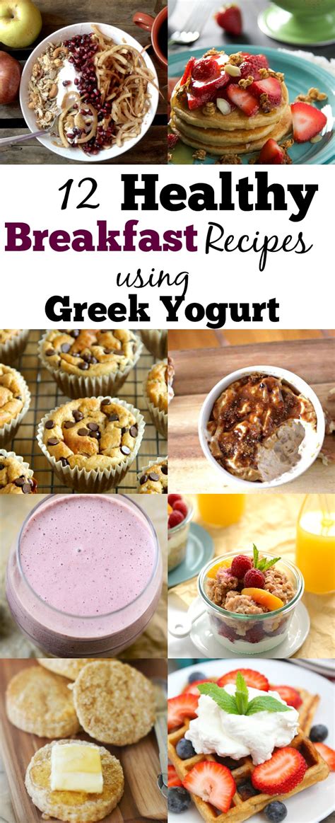 Healthy Greek Yogurt Breakfast Recipes