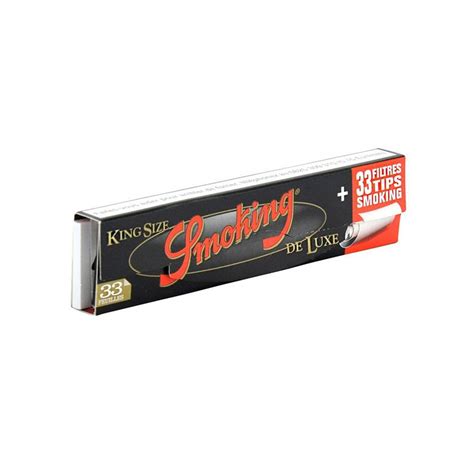 Smoking Carnet De Feuilles Rouler Cartons Deluxe King Size