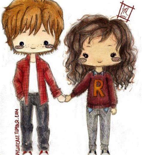 Ron & Hermione. Fan Art