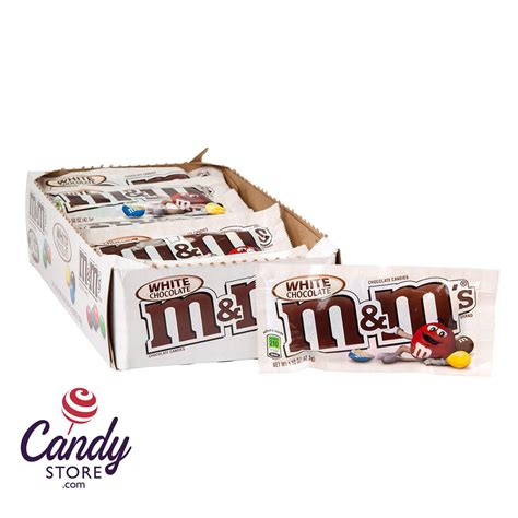 M&M's White Chocolate 1.5oz Bag 24ct - CandyStore.com