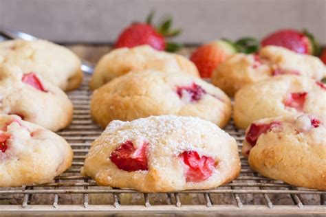 Easy Strawberry Cookies Recipe An Italian In My Kitchen