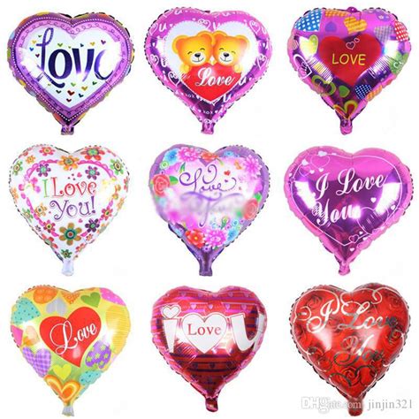 Inch Inflatable Air Ballons Heart Shape Helium Balloon Wedding