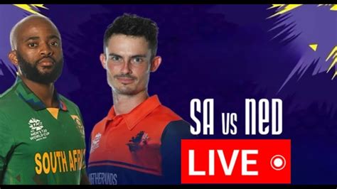 South Africa Vs Netherlands Live Match T20 World Cup 2022 Youtube