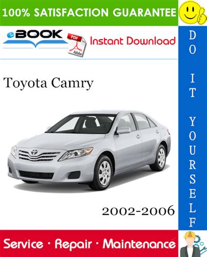 Toyota Camry Service Repair Manual 2002-2006 Download – PDF Download