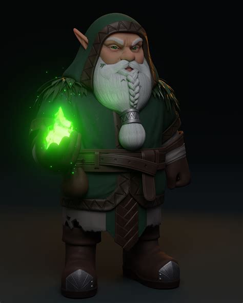 Dwarf Mage Finished Projects Blender Artists Community