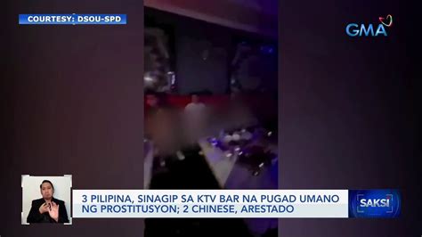 Pilipina Sinagip Sa Ktv Bar Na Pugad Umano Ng Prostitusyon