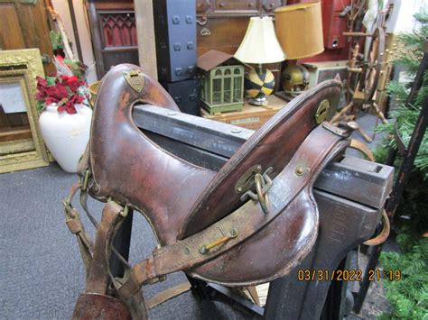 Antique 11 Inch Mcclellan Calvary Saddle Etsy