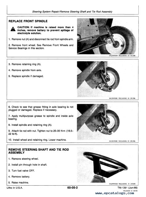 John Deere RX SX Series Riding Mowers TM1391 PDF Manual