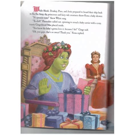 Kids Disney Store Shrek The Third Movie Storybook Used Book For