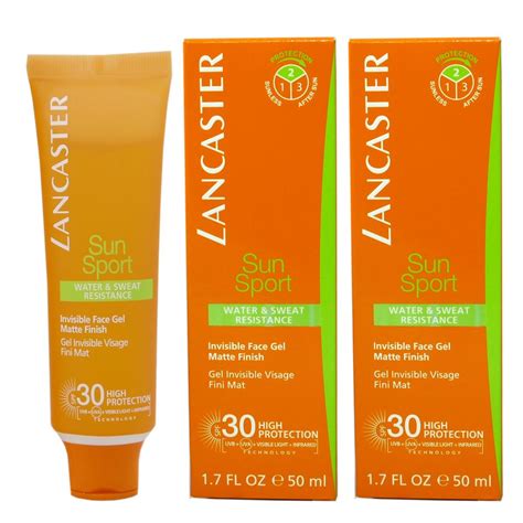 Lancaster Sun Sport Invisible Face Gel SPF 30 2 X 50 Ml Bei Riemax