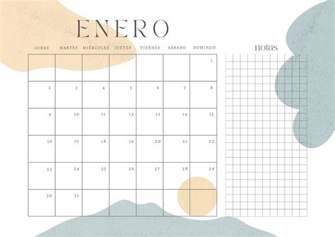 Calendario Enero 2023 Para Imprimir