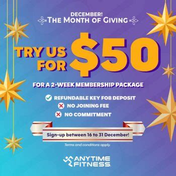 16-31 Dec 2022: Anytime Fitness Membership Package Deal - SG ...