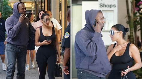 Kanye West And Kim Kardashian Look Alike Chaney Jones Grab Lunch In Miami