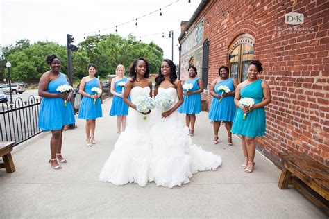 Twin Sisters Have Double Wedding At The Old Cigar Warehouse